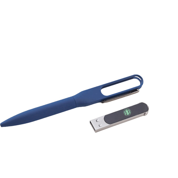 Premium Metal Pen with Pull Out Flash Drive, 32 GB, Blank