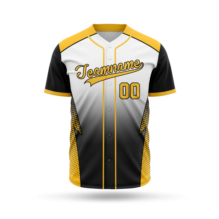 Multicolor printed Baseball team jersey, MOQ - 9 Pcs - Just Adore