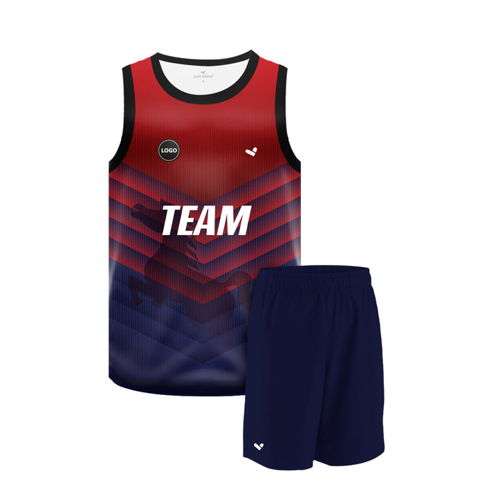 Digital Printed Basketball Jersey and Plain shorts wholesale, MOQ 6 Pcs - Just Adore