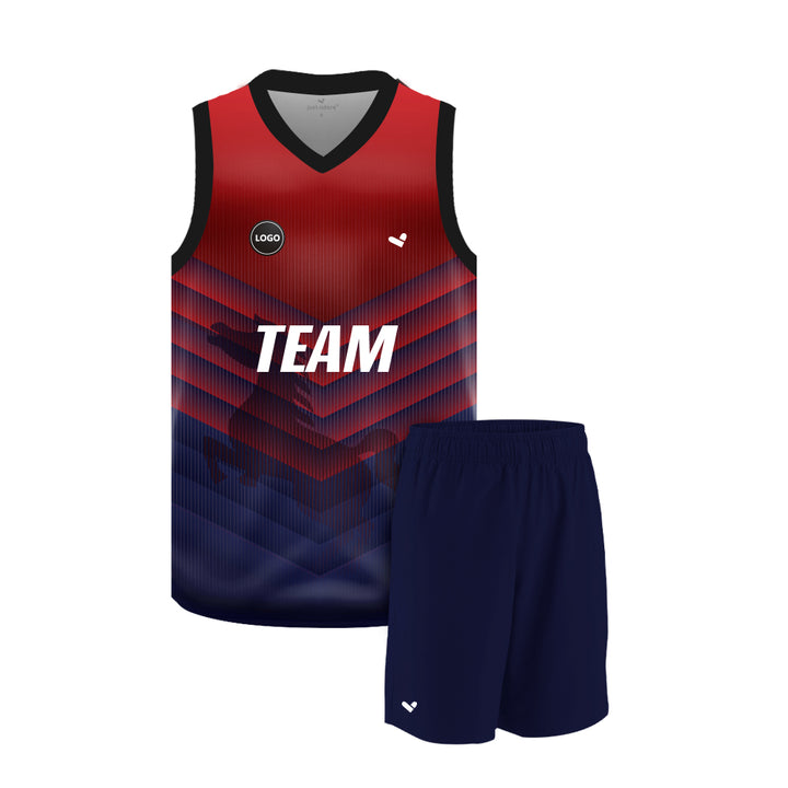 Digital Printed Basketball Jersey and Plain shorts wholesale, MOQ 6 Pcs - Just Adore