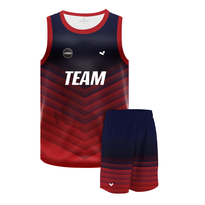 Digital Printed Basketball Jersey and shorts bulk, MOQ 6 Pcs - Just Adore