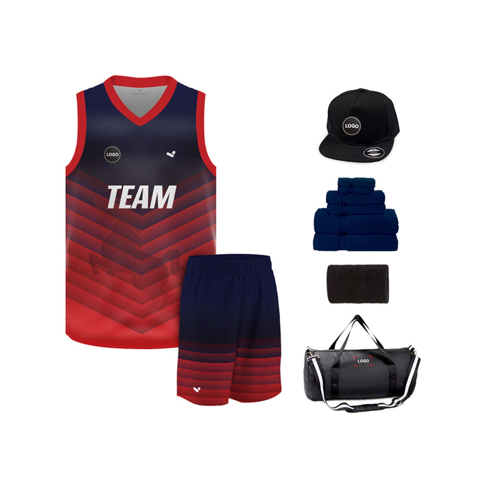 Digital Printed Basketball Jersey and shorts bulk, MOQ 6 Pcs - Just Adore