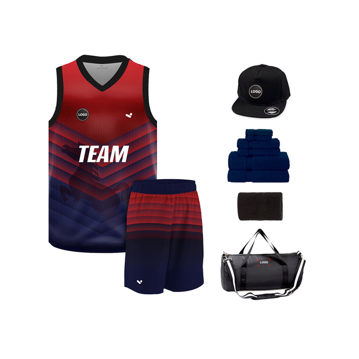 Digital Printed Basketball Jersey and shorts bulk, MOQ 6 Pcs - Just Adore