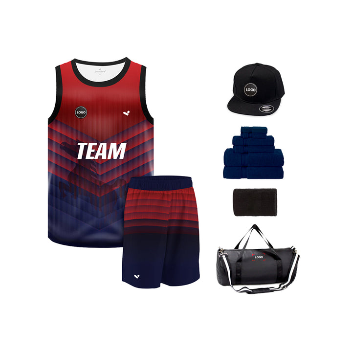 Digital Printed Basketball Jersey and shorts bulk, MOQ 6 Pcs - Just Adore