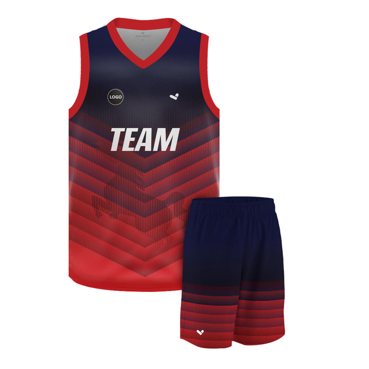 Digital Printed Basketball Jersey and shorts bulk, MOQ 6 Pcs - Just Adore