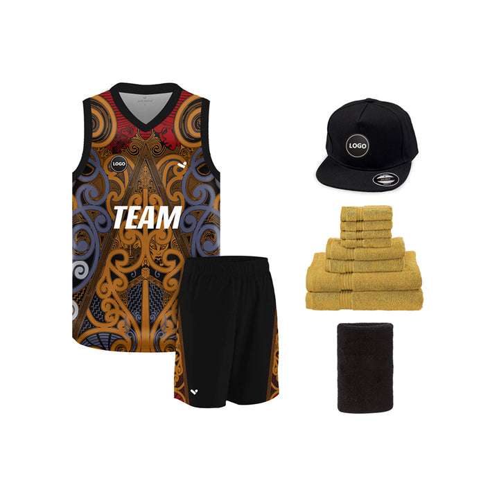 Multicolor sublimation Basketball Team Jersey and shorts, MOQ 6 Pcs - Just Adore