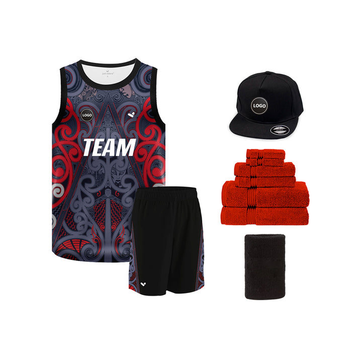 Multicolor sublimation Basketball Team Jersey and shorts, MOQ 6 Pcs - Just Adore