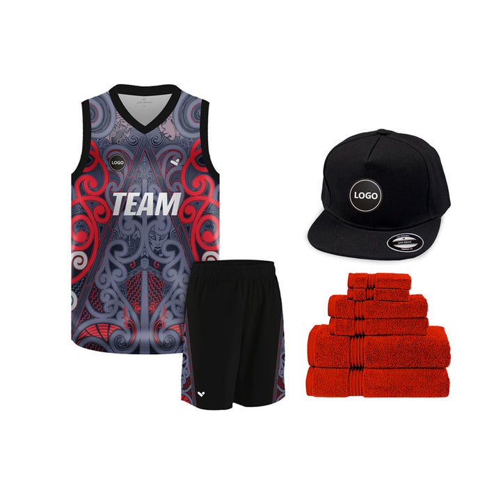 Multicolor sublimation Basketball Team Jersey and shorts, MOQ 6 Pcs - Just Adore