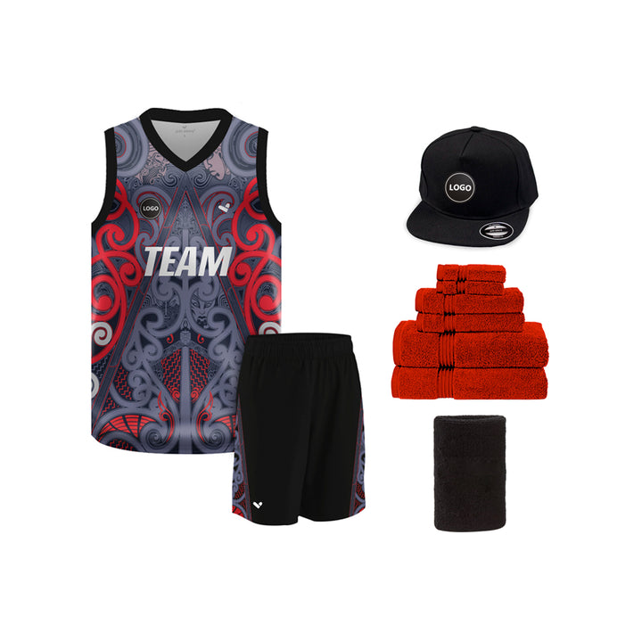 Multicolor sublimation Basketball Team Jersey and shorts, MOQ 6 Pcs - Just Adore