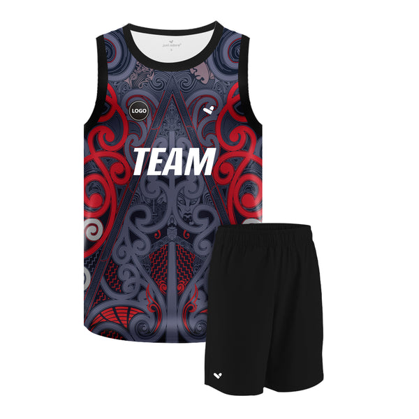 Multicolor sublimation Basketball Jersey and Plain shorts, MOQ 6 Pcs - Just Adore