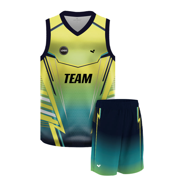 Full Sublimation Basketball Team Uniform Jersey and Shorts - MOQ 6 Pcs - Just Adore