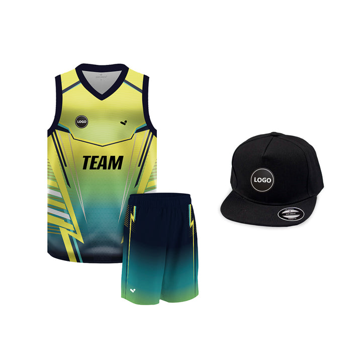 Full Sublimation Basketball Team Uniform Jersey and Shorts - MOQ 6 Pcs - Just Adore