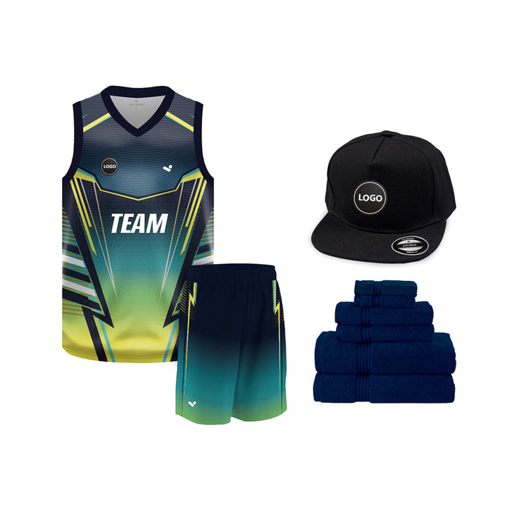 Full Sublimation Basketball Team Uniform Jersey and Shorts - MOQ 6 Pcs - Just Adore