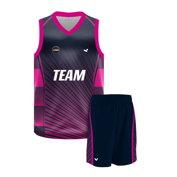 Customized Basketball team jersey and Shorts MOQ 6 Pcs - Just Adore