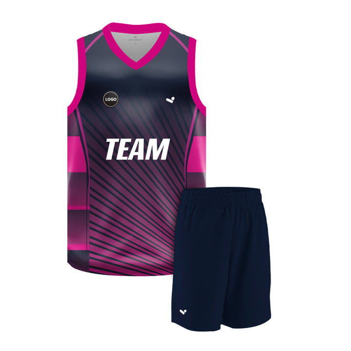 Basketball team jerseys with number customized and Plain Shorts MOQ 6 Pcs - Just Adore