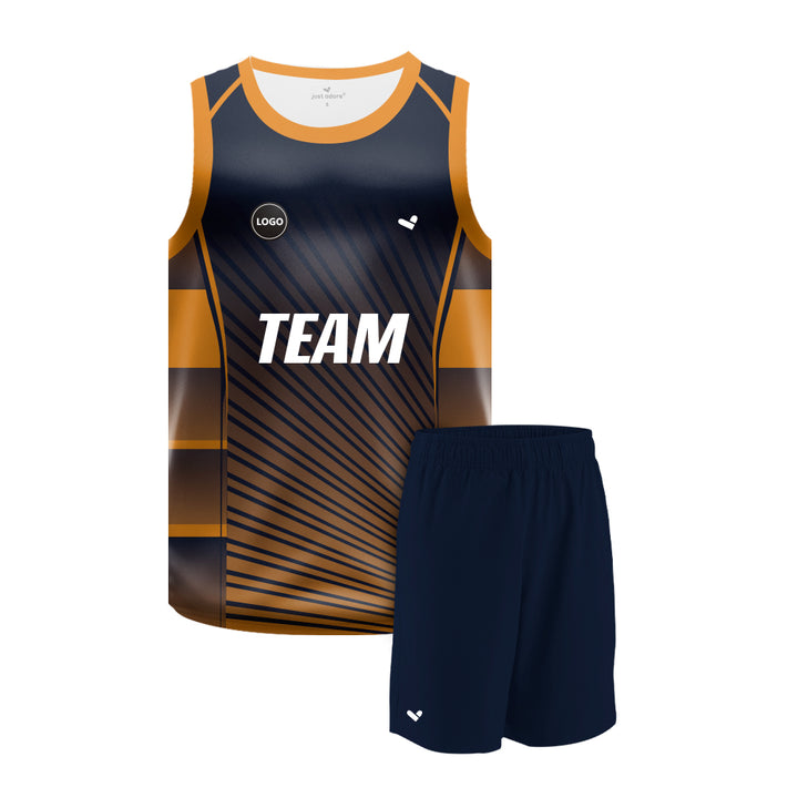 Basketball team jerseys with number customized and Plain Shorts MOQ 6 Pcs - Just Adore