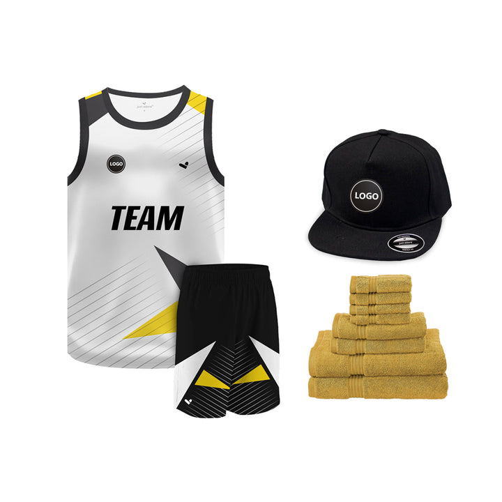 Multicolor Digital printed basketball Team jersey and Shorts, MOQ 6 Pcs - Just Adore