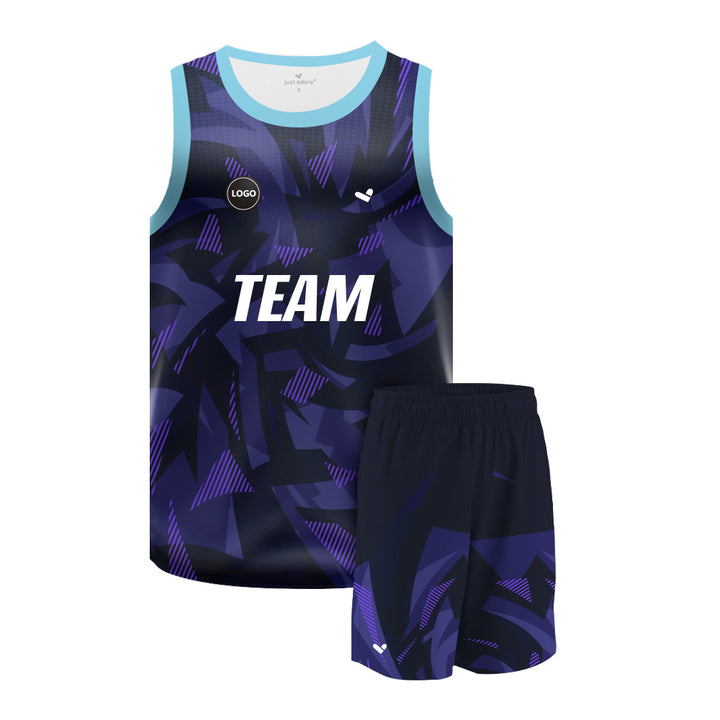 Wholesale Sublimation printed basketball uniform jersey and Shorts, MOQ 6 Pcs - Just Adore