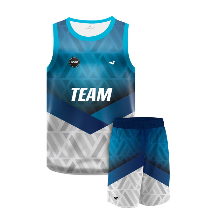 Sublimation basketball uniforms jersey and Shorts Wholesale, MOQ 6 Pcs - Just Adore