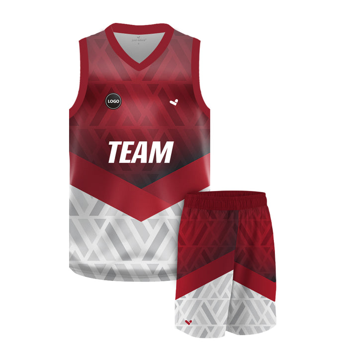 Sublimation basketball uniforms jersey and Shorts Wholesale, MOQ 6 Pcs - Just Adore