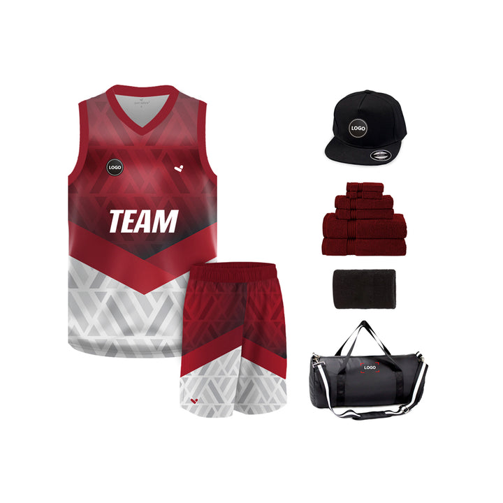 Sublimation basketball uniforms jersey and Shorts Wholesale, MOQ 6 Pcs - Just Adore