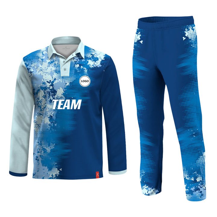 Pink and Blue Cricket team Uniform - Full Sublimation Printed, MOQ - 11 Sets - Just Adore