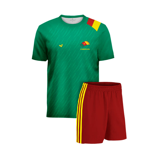 Cameroon Football Team Fans Jersey Set - Just Adore