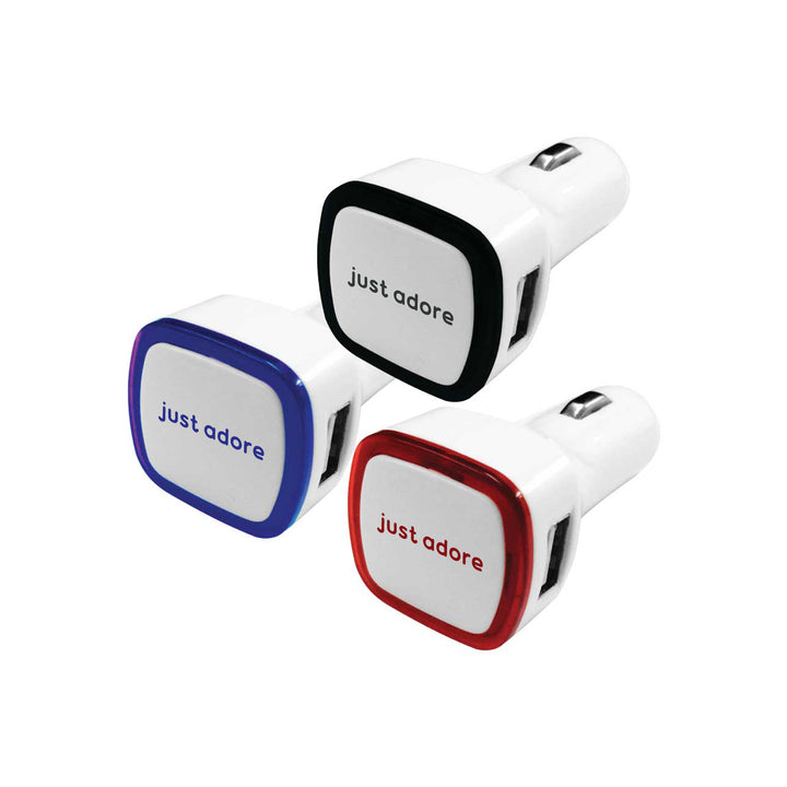 USB car charger adapter, 2.1 A - Just Adore