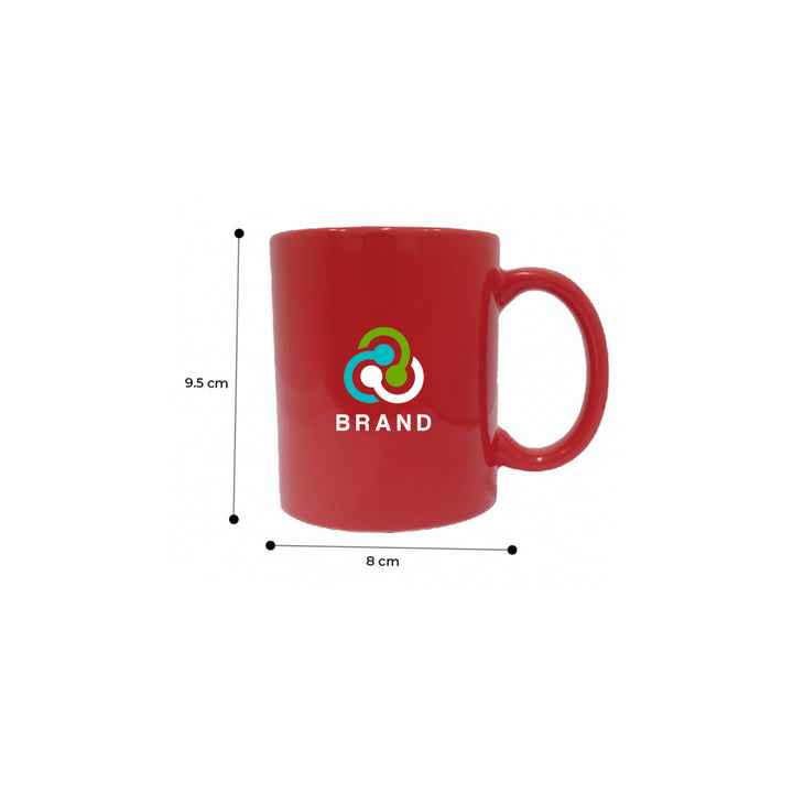 Colorful Ceramic Mug, 11 oz, Blank - Just Adore