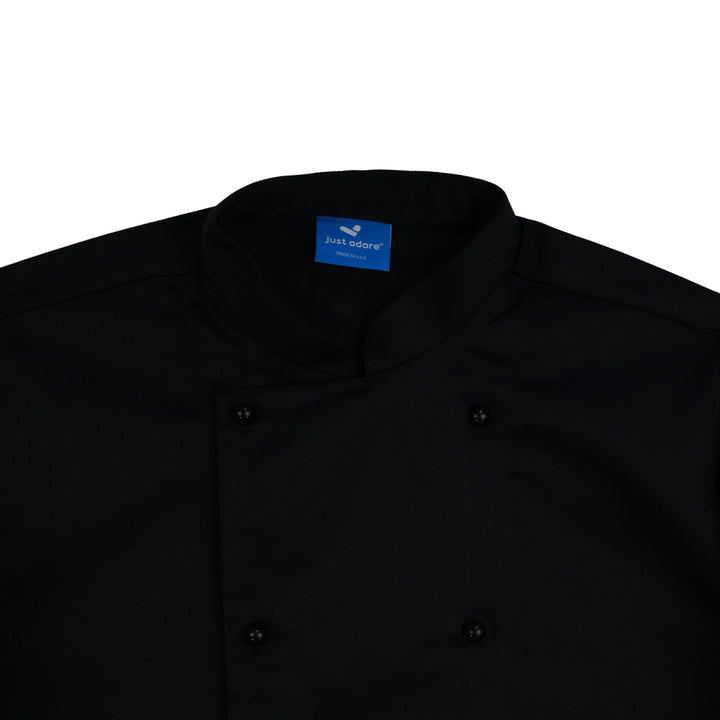 Chef Coat - Black, Unisex - Just Adore