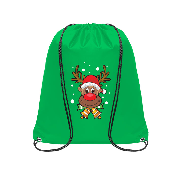 Christmas Deer Drawstring Bag - Just Adore