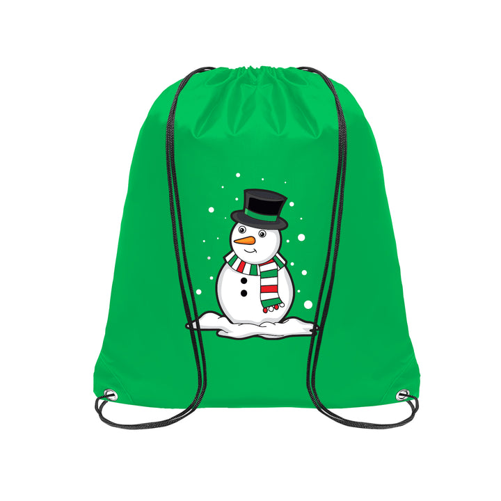 Christmas Snowman Gifts String Bag - Just Adore