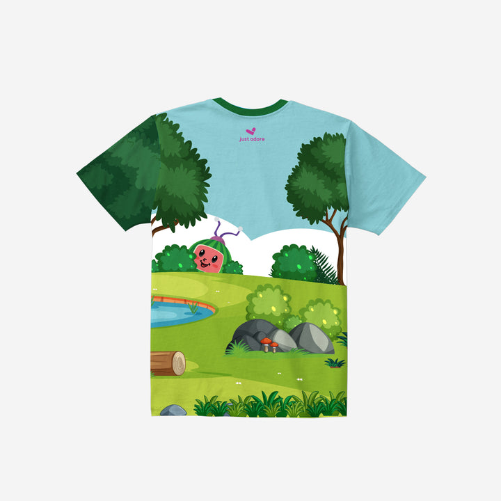 Cocomelon Multicolor Printed Kids Tshirt - Just Adore