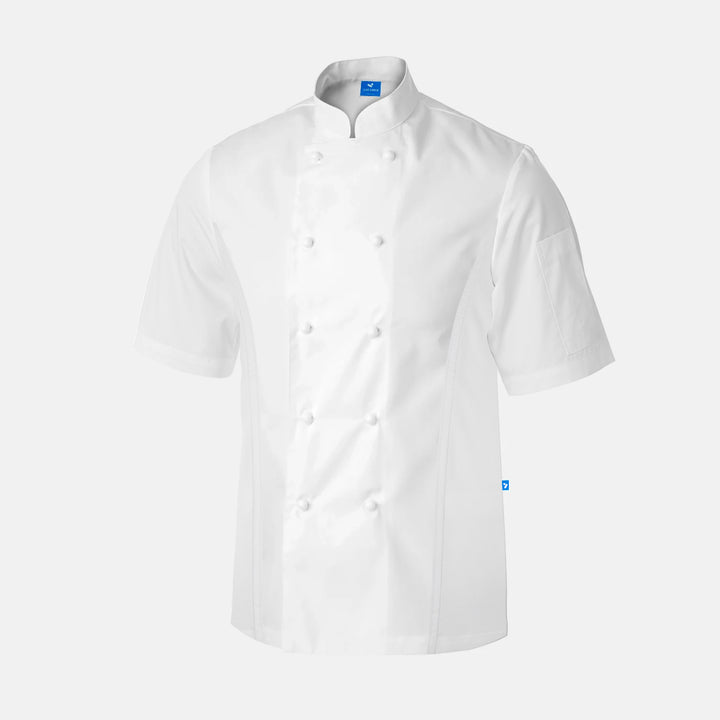 Chef Coat - JA AirCoolPro Vent, White, Unisex - Just Adore