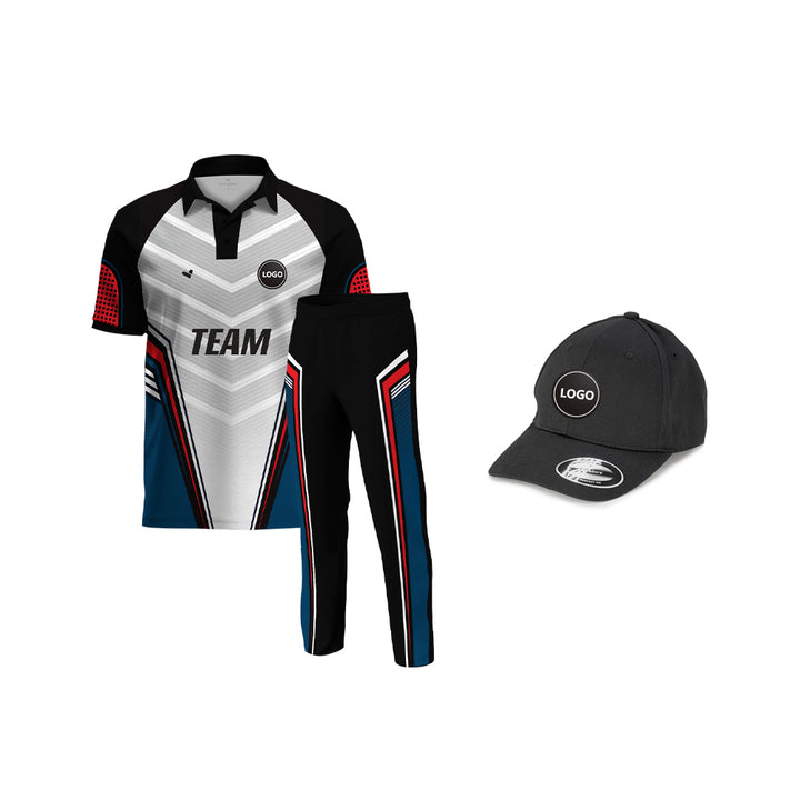 Cricket Team Uniform Set - Full Sublimation, MOQ - 11 Sets - Just Adore