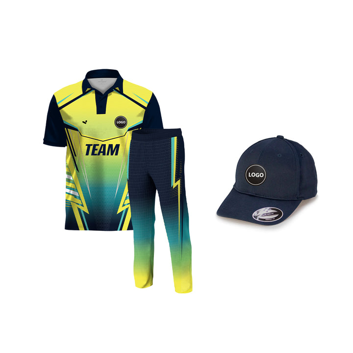 Cricket Uniform Set - Digital Printed Jersey & Pant, MOQ - 11 Sets - Just Adore