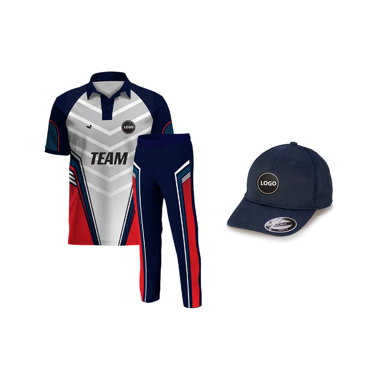 Cricket Team Uniform Set - Full Sublimation, MOQ - 11 Sets - Just Adore