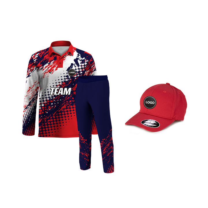 Full Printed cricket Uniform Set, MOQ - 11 Sets - Just Adore