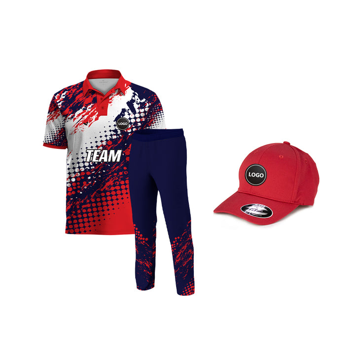 Full Printed cricket Uniform Set, MOQ - 11 Sets - Just Adore