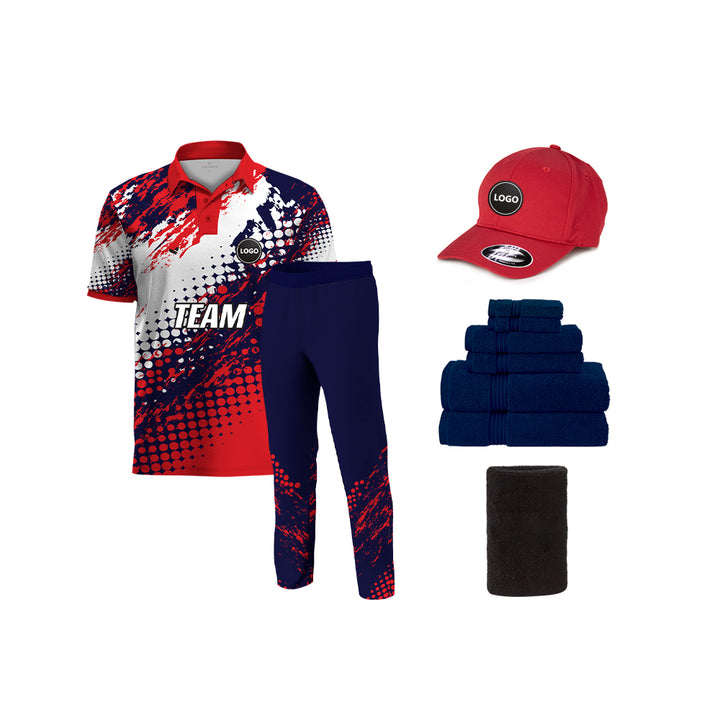 Full Printed cricket Uniform Set, MOQ - 11 Sets - Just Adore