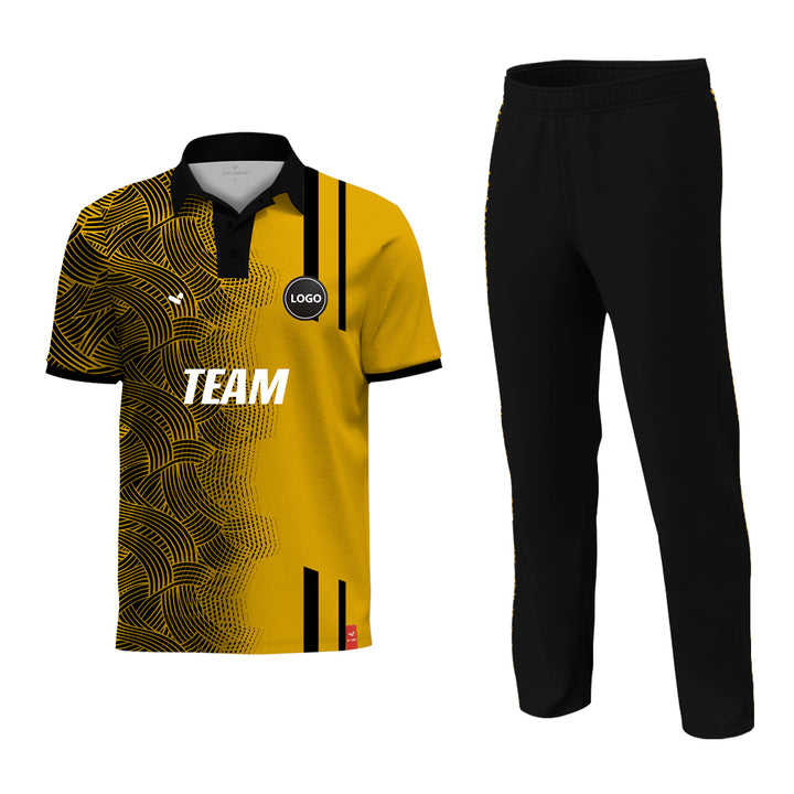 Sublimation Printed Cricket jersey kit and Plain Pant - MOQ 11 Sets - Just Adore