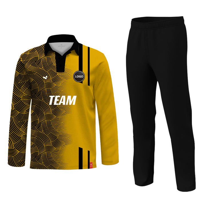 Sublimation Printed Cricket jersey kit and Plain Pant - MOQ 11 Sets - Just Adore