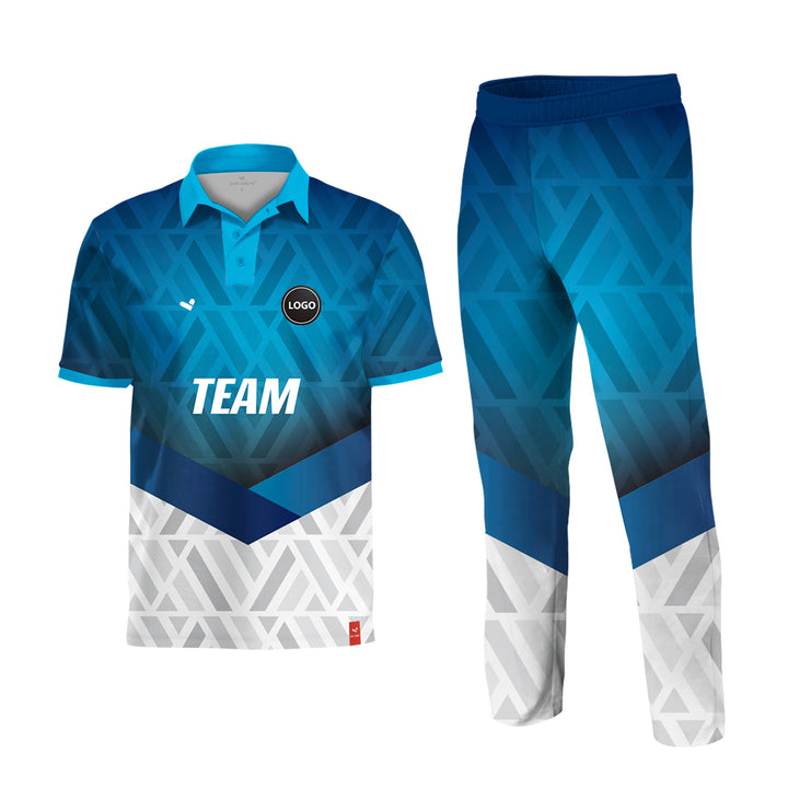 Red & White Cricket Team Uniform Set - Full Sublimation, MOQ - 11 Sets - Just Adore