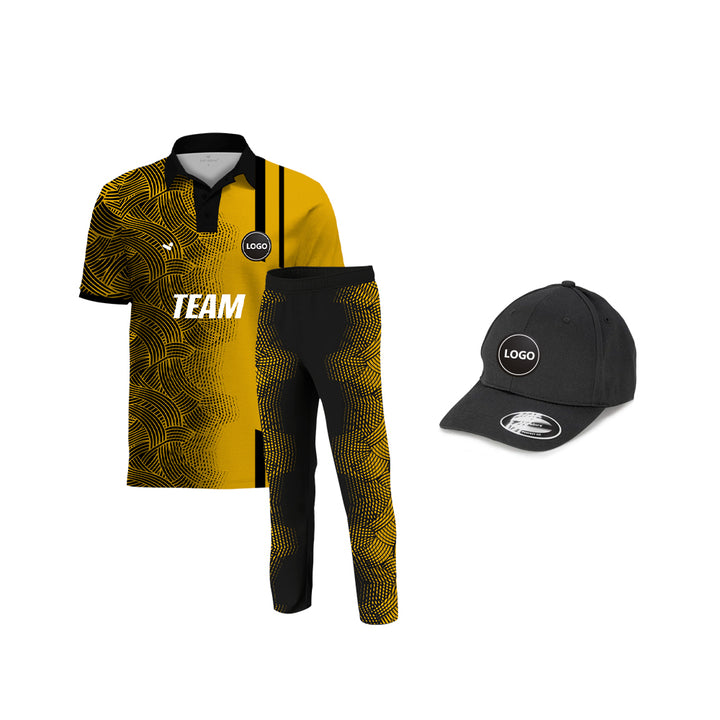 Full Printed Cricket Team Uniform kits, MOQ - 11 Sets - Just Adore