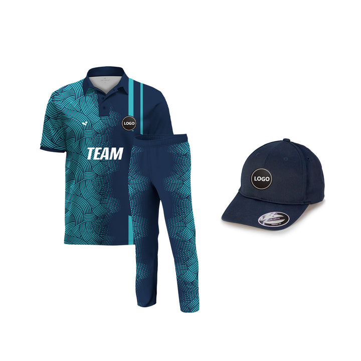 Full Printed Cricket Team Uniform kits, MOQ - 11 Sets - Just Adore