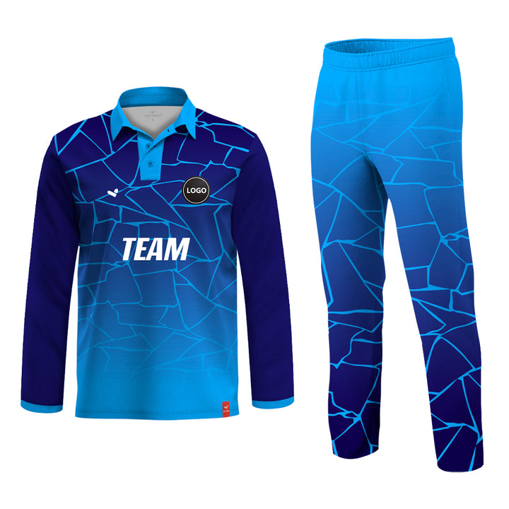 Full Digital Printed Cricket Team Uniform kits Wholesale, MOQ - 11 Sets - Just Adore