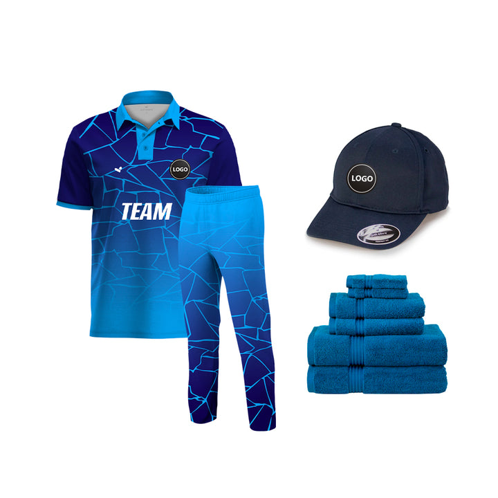 Full Digital Printed Cricket Team Uniform kits Wholesale, MOQ - 11 Sets - Just Adore