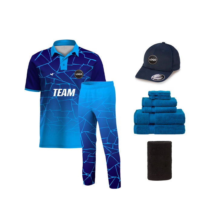 Full Digital Printed Cricket Team Uniform kits Wholesale, MOQ - 11 Sets - Just Adore