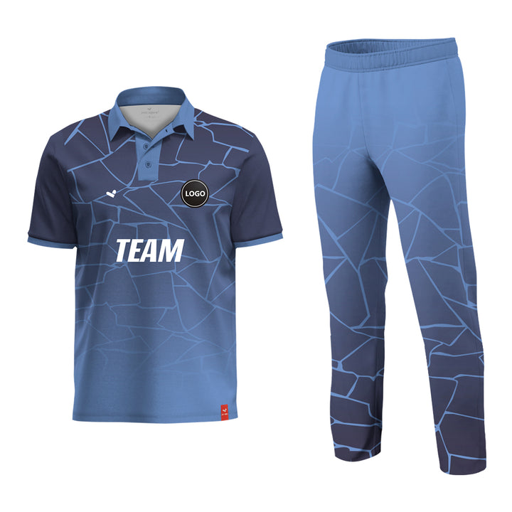 Full Digital Printed Cricket Team Uniform kits Wholesale, MOQ - 11 Sets - Just Adore