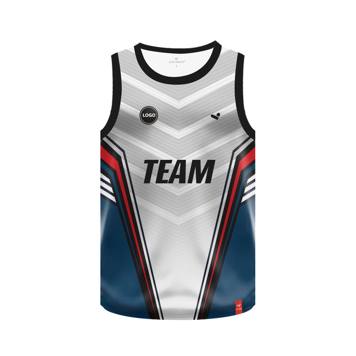 Digital Printed Basketball Team Uniform Jersey, MOQ 6 Pcs - Just Adore